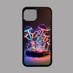 Neon Mushrooms Highs -  iPhone Case