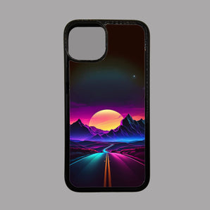 Moon at the End of the Road -  iPhone Case