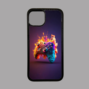 Gaming Controller on Fire Gaming Gamer -  iPhone Case