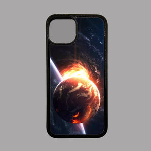 Planet Earth Fire -  iPhone Case