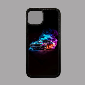 American Muscle Colourful Smoke Car -  iPhone Case