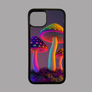 Spotty Neon Mushrooms 2 Highs -  iPhone Case