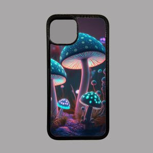 Spotty Blue Mushrooms Highs -  iPhone Case