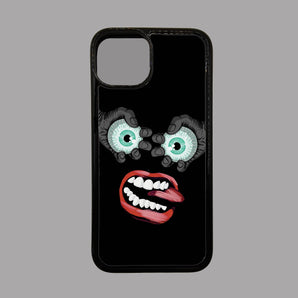 Funny Crazy Face Funny Comedy -  iPhone Case