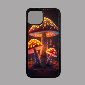 Spotty Orange Mushrooms Highs -  iPhone Case