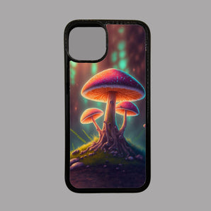 Spotted Pink and Blue Mushrooms Highs -  iPhone Case