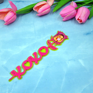 Silicone Flower Love XOXO