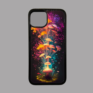 Neon Mushrooms and Flowers Highs -  iPhone Case