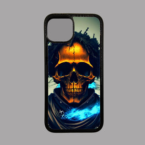 Dreadlocks Skull - iPhone Case