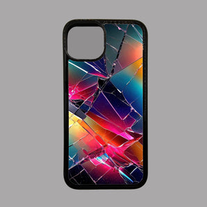 Colour Broken Glass Effect -  iPhone Case