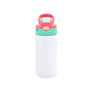 350ML Stainless Steel Kids Water Bottle - Red and Green
