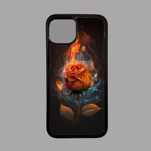 Rose on Fire -  iPhone Case