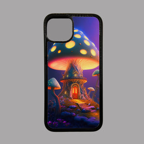 Colourful Mushroom House Highs -  iPhone Case