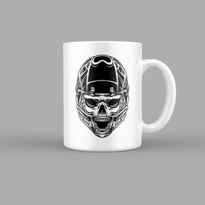 Helmet Skull & Zombies Mug