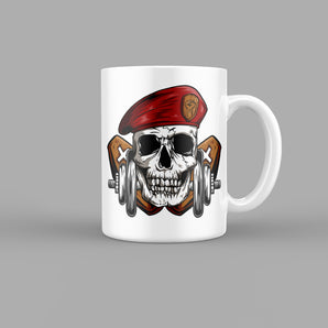 Skull Dumbell Skull & Zombies Mug