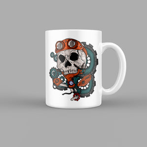 Mechanical Skull & Zombies Mug