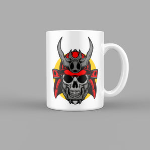 Evil Samurai Skull & Zombies Mug