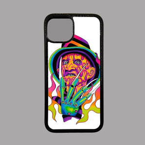 Freddy Krueger Colourful Fire Horror -  iPhone Case