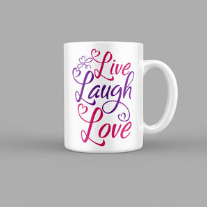 Live Laugh Love Quotes Mug