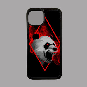 Panda Head with Red Smoke Animals -  iPhone Case