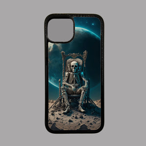 Skull on the Moon - iPhone Case
