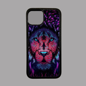 Colourful Lion Face Animals -  iPhone Case