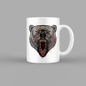 Bloody Killer Bear Animals Mug