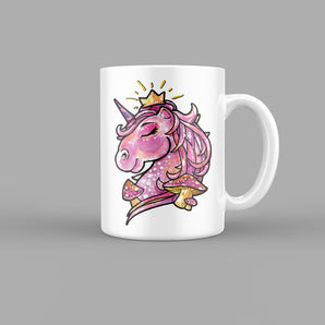 Pink Unicorn Animals Mug