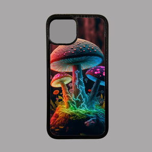 Colourful Neon Mushrooms Highs -  iPhone Case
