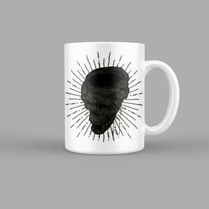 Skull with a Hole in his Head Skull & Zombies Mug