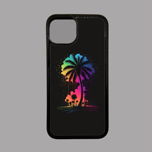 Colourful Palm Trees -  iPhone Case