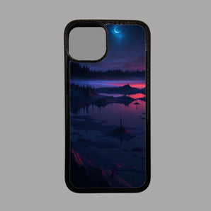 Colourful Lake at Night -  iPhone Case