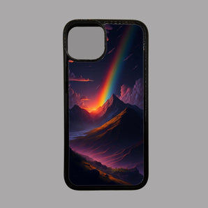 Rainbow over the Mountains - iPhone Case