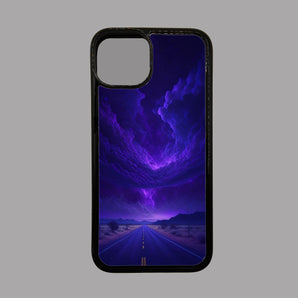 Purple Night Sky - iPhone Case