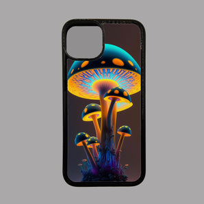 Spotted Glowing Mushrooms 2 Highs -  iPhone Case