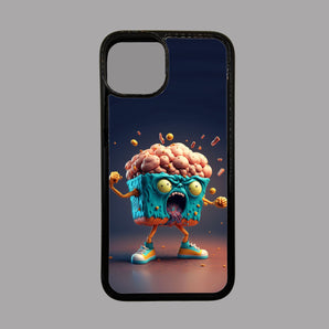 Angry Popcorn with Funny Face Funny Comedy -  iPhone Case