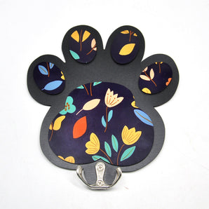 MDF Paw Print Hanger for Dog Leads - 20 x 18 cm